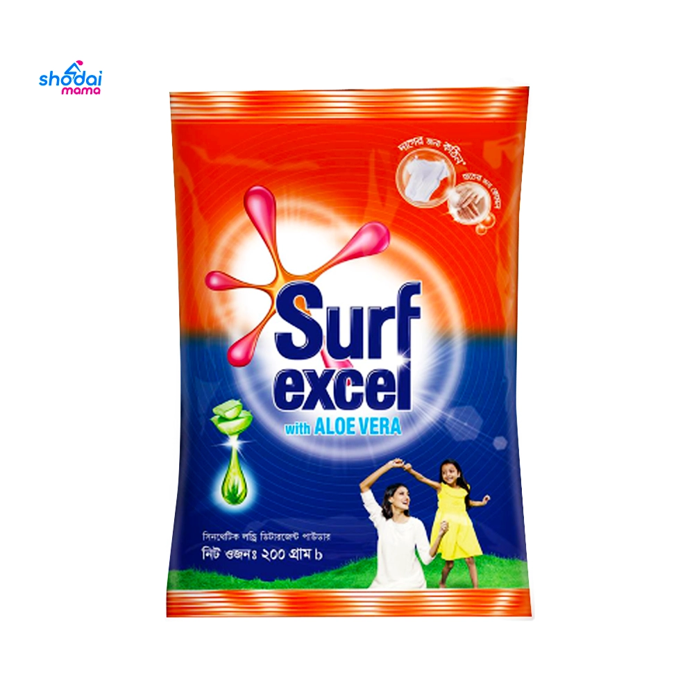 Surf Excel Detergent Powder With Aloe Vera 200gm